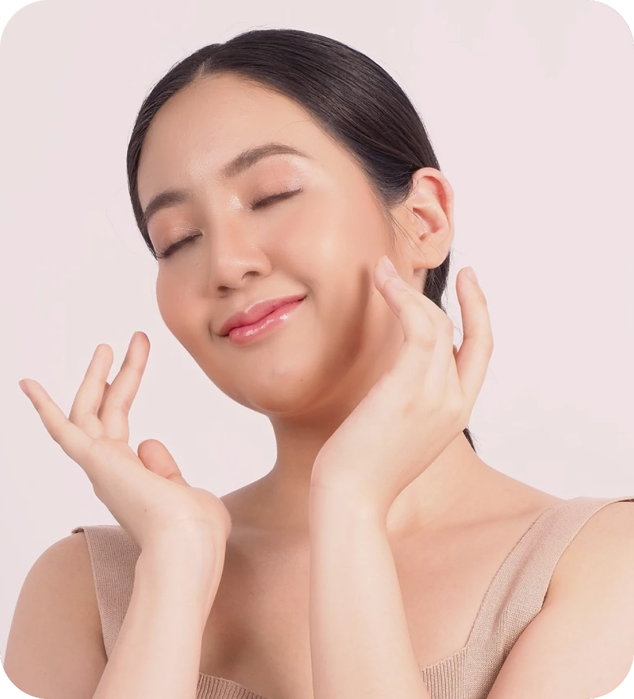 Cliente com pele iluminada